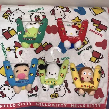 [레트로] SANRIO 캐릭터 행거 5개 세트