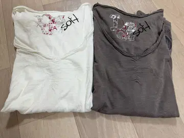 Desigual 긴팔 T셔츠 2장 세트