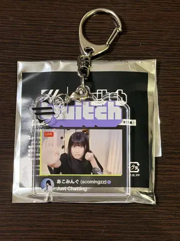 Twitch x ZETA DIVISION 아크릴 키체인 /aco