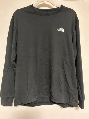 THE NORTH FACE 블랙 롱 슬리브 티셔츠