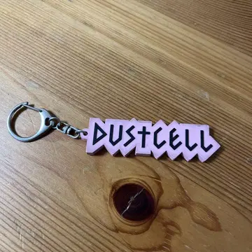 DUSTCELL 핑크 아크릴 키링