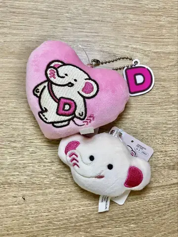 구하기 어려움 DAISO 신캐릭터 [다이조] 마스코트 키링 2종 세트