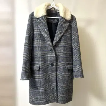 Levi Strauss & Co. 체크 무늬 코트 사이즈 XS