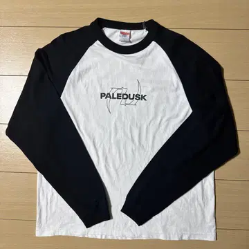 PALEDUSK 긴팔 티셔츠 M 화이트/블랙