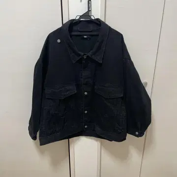 HARE 블랙 데님 자켓 S 사이즈