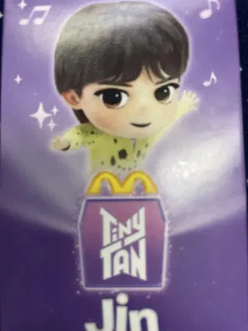BTS 맥도날드 기간 한정 타이니탄 피규어 진 JIN