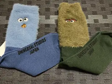 usj 세서미 스트릿 쿠키 몬스터 양말