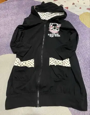 y2k 헤이세이 레트로 여아 팬시 가디건 후드티 고양이 귀 해골