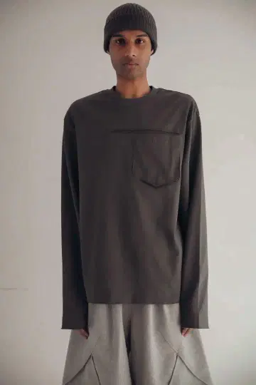 [택 포함] nullus Timless Boys Slit Cut 롱티