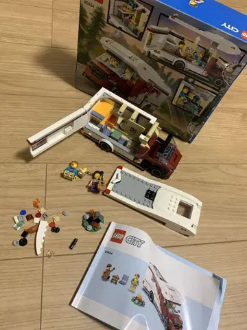 상자 없음! LEGO 60454 레고 시티 캠핑카 홀리데이 city