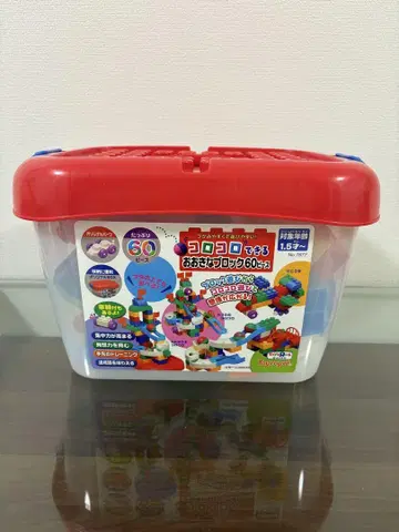 Toyroyal 굴릴 수 있는 큰 블록 60피스 토이저러스 한정판