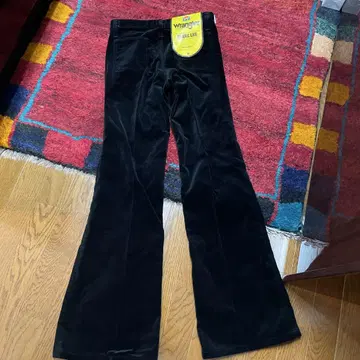 레어 Wrangler 플레어 레그 데님 블랙