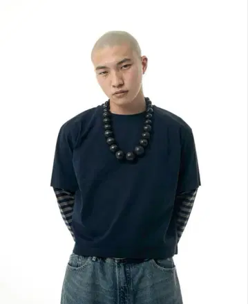 araki inherited 24aw 레이어드 롱 T