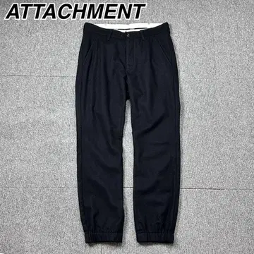 ATTACHMENT 울 슬랙스 조거 팬츠 어태치먼트