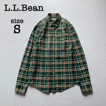 컨디션 최상 L.L.Bean Signature 플란넬 셔츠 버튼 다운 S