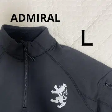 ADMRIAL 하프 지퍼 스웨터 L 블랙