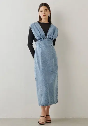 Whim Gazette(Whim 가제트) DENIM V 점프 스커트