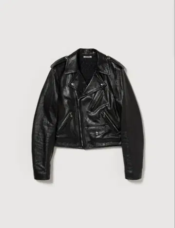 AURALEE 25AW LAMB LEATHER RIDERS JACKET