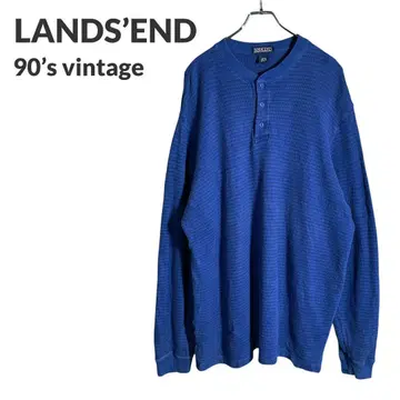 랜즈 엔드 헨리넥 써멀 롱T 90s 구제 의류 XL