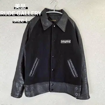 새상품급 RUDE GALLERY 바시티 자켓 로고 와펜