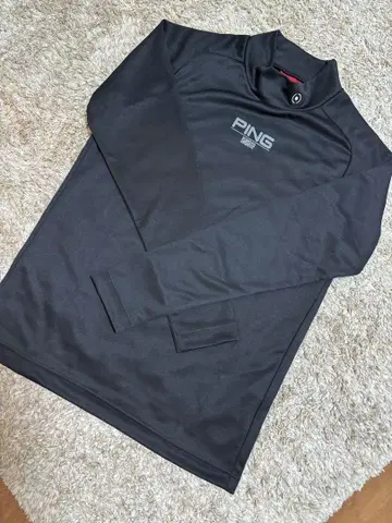PING 긴팔 하이넥 티셔츠 긴팔 S