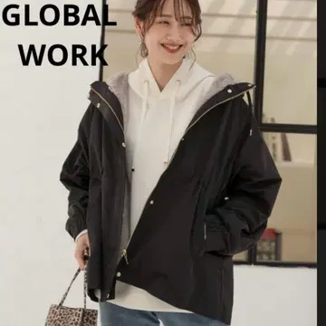 [ 새상품급 ] GLOBAL WORK 3WAY 발수 맘파 블랙