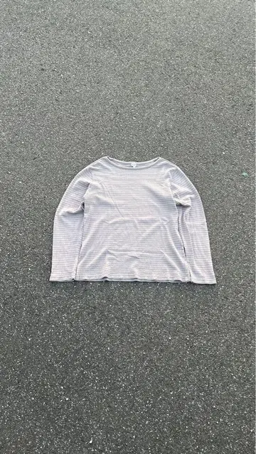 00s Paul Smith 직조 무늬 롱T 레이어드