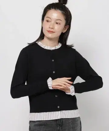 iko and - 레이어드라이크 크루 가디건
