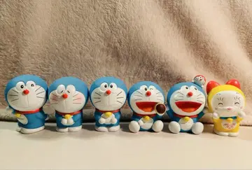[ 6종 컴프 ] 도라에몽 소프트 비닐 마스코트 50th 한정판