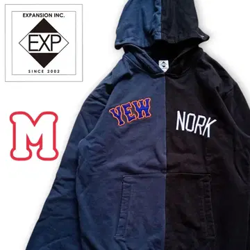 익스팬션 뉴욕 expansion ny 배색 후드티 M