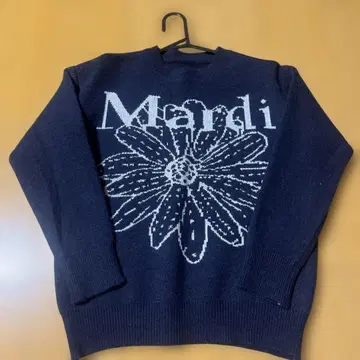 Mardi 플라워 프린트 니트 스웨터