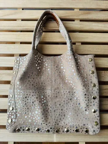 TOPKAPI 탑카피 스웨이드 소재 별 패턴 백