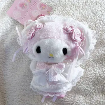 봉제 인형 산리오 마스코트 화이트 프릴 마이멜로디