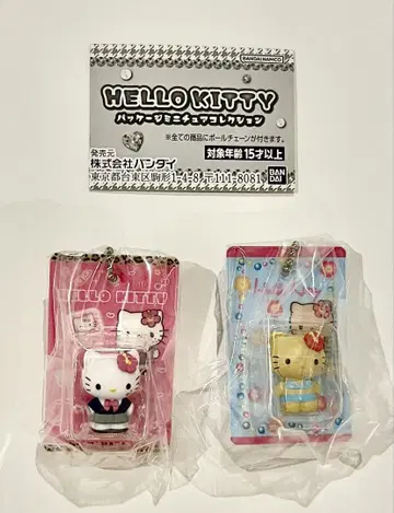 [ 새상품 ] HELLO KITTY 패키지 미니어처 컬렉션 2세트