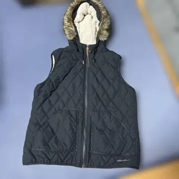Eddie Bauer 블랙 퀼팅 다운 베스트