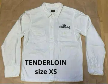 TENDERLOIN 텐더 로인 긴팔 워크 셔츠 화이트 XS
