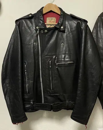 Lewis Leathers Aviakit 블랙 가죽 자켓