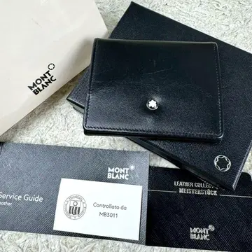 새상품급 몽블랑 마이스터슈투크 코인 케이스 스몰 블랙