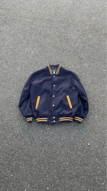 90s Benkari 네이비 바시티 자켓 L 사이즈