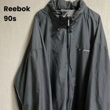 90s 리복 나일론 자켓 만국기 택