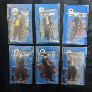 SixTONES 아크릴 스탠드 6개 세트