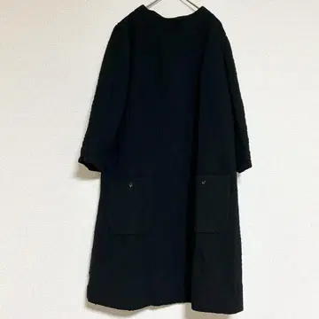 [ M ] 휴먼 우먼 코튼 혼방 트위드 원피스 블랙