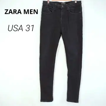 c9108 [ ZARA ] 스키니 데님 31인치 블랙 스트레치 슬림