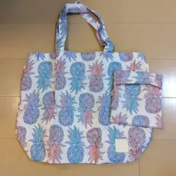 JANA LAM Hawaii x ANA 파인애플 패턴 에코백