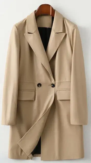 새상품 여성용 고급 천연 가죽 초소프트 램 가죽 트렌치코트 코트