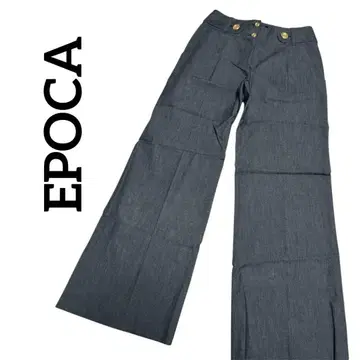 [ 새상품급 ] EPOCA 에포카 골드 버튼 데님 팬츠 38 벨트 포함