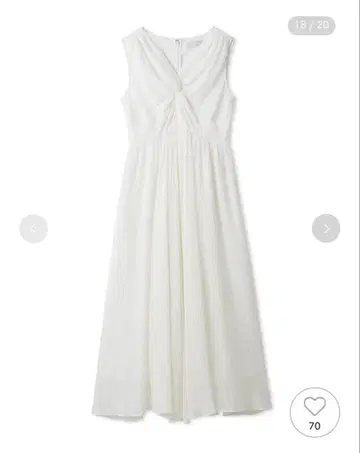 CELFORD 트위스트 디자인 민소매 원피스