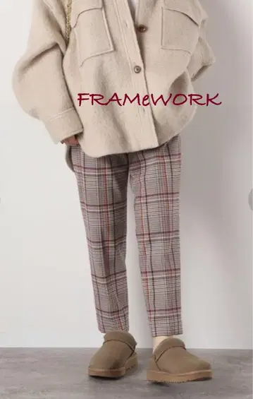 [ 미사용 ] FRAMEWORK 체크 무늬 슬랙스
