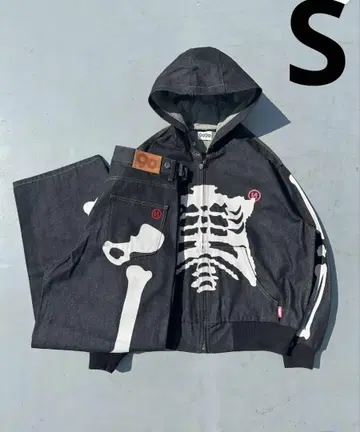 9090 Bone Rigid Denim 셋업