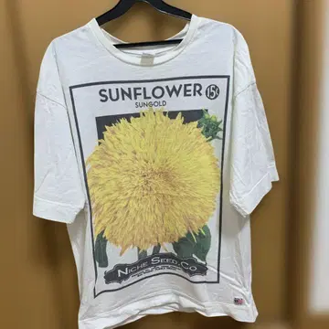 sunflower t셔츠 해바라기 niche M 사이즈